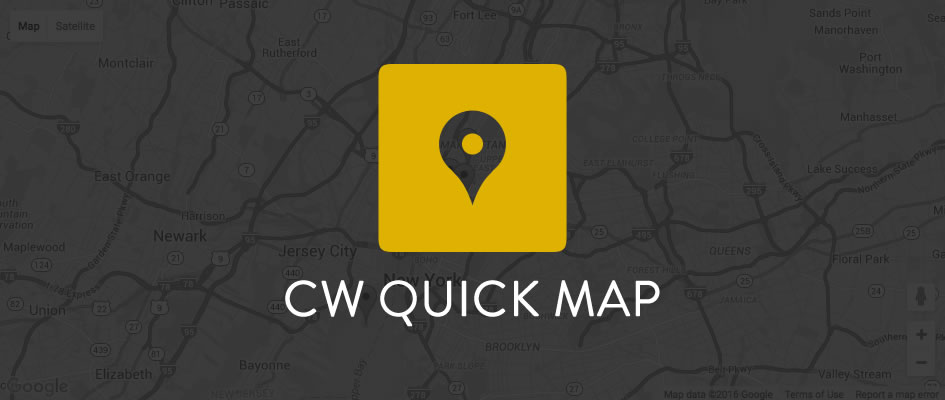 Introducing CW Quick Map - Google Maps module for Joomla