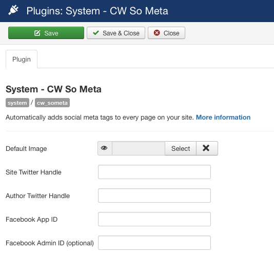 screenshot joomla plugin cw so meta configuration